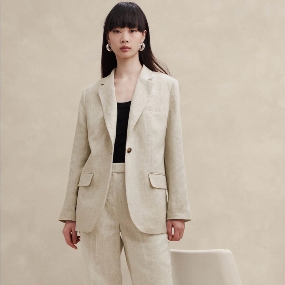 Banana Republic Lina linen Jacket